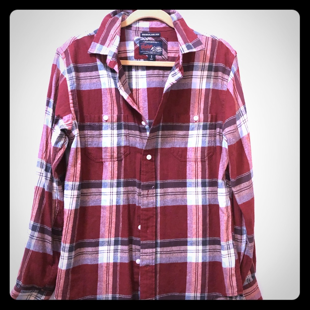 Flannel EUC cozy vintage old navy